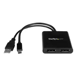 StarTech.com Splitter multi-écrans Mini DisplayPort vers 2x DisplayPort - Hub MST à 2 ports - Répartite... (MSTMDP122DP)_1